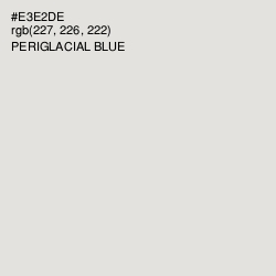 #E3E2DE - Periglacial Blue Color Image
